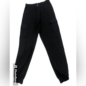 Missguided Black Cargo Pants